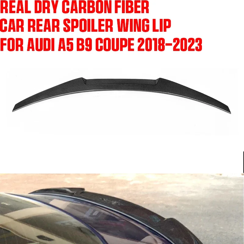 Настоящий сухой автомобильный задний спойлер из углеродного волокна расширение