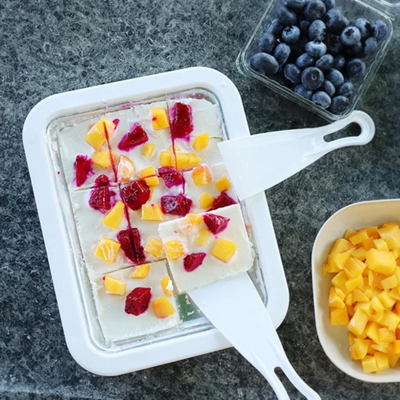 

Stainless Steel Ice Cream Roller Plate Maker Food Yogurts Household Supplies
