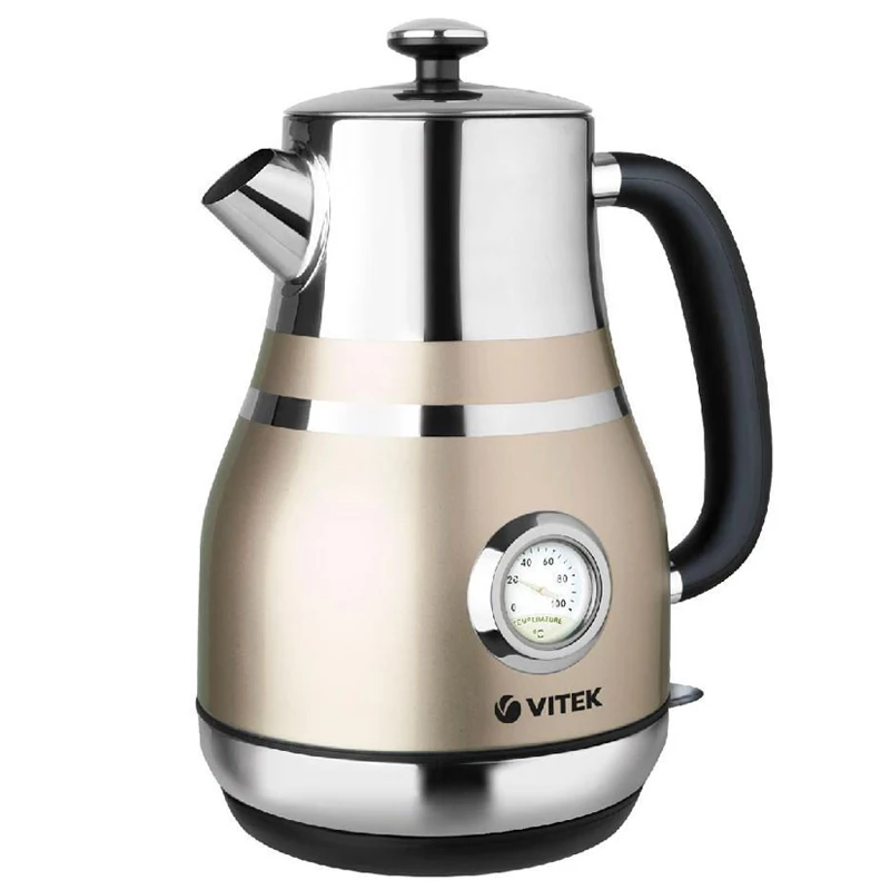 Чайник электрический VITEK VT-7068(MC) (Мощность 2200 Вт объем 1 6 л нержавеющая сталь) |