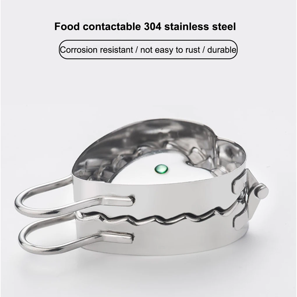 Устройство для вареников слайсер теста формы из нержавеющей стали в форме сердца