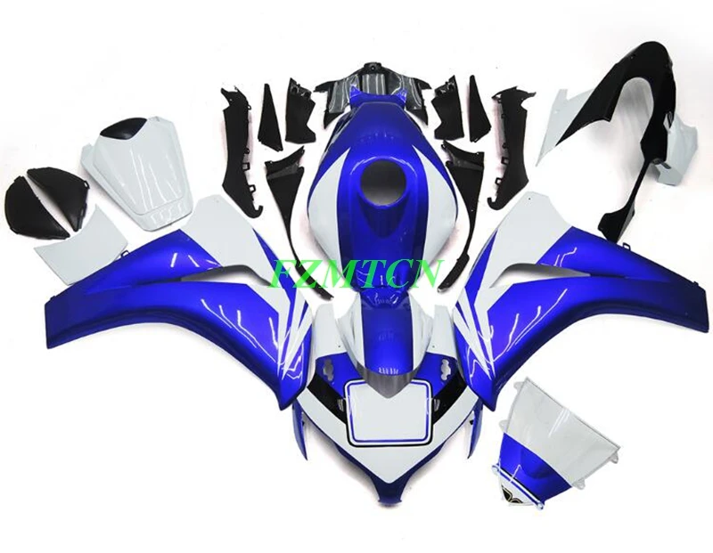 

4Gifts New ABS Full Fairings Kit Fit For HONDA CBR1000RR 2008 2009 2010 2011 08 09 10 11 Bodywork Set White Blue