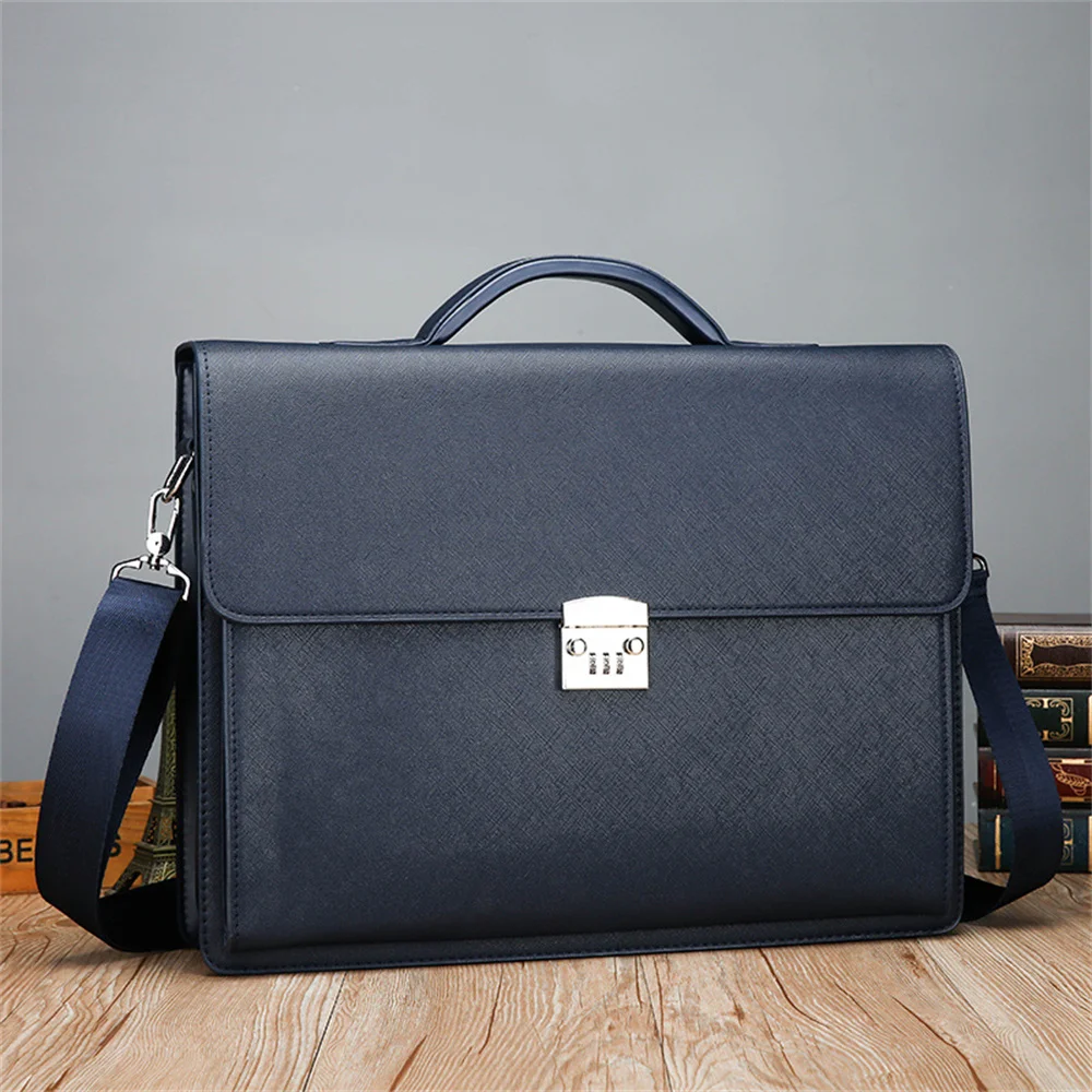 Business Laptop Bag Men Handbags Combination Lock Men's Crossbody Bag Men's Handbags Briefcase Men's Shoulder Bag