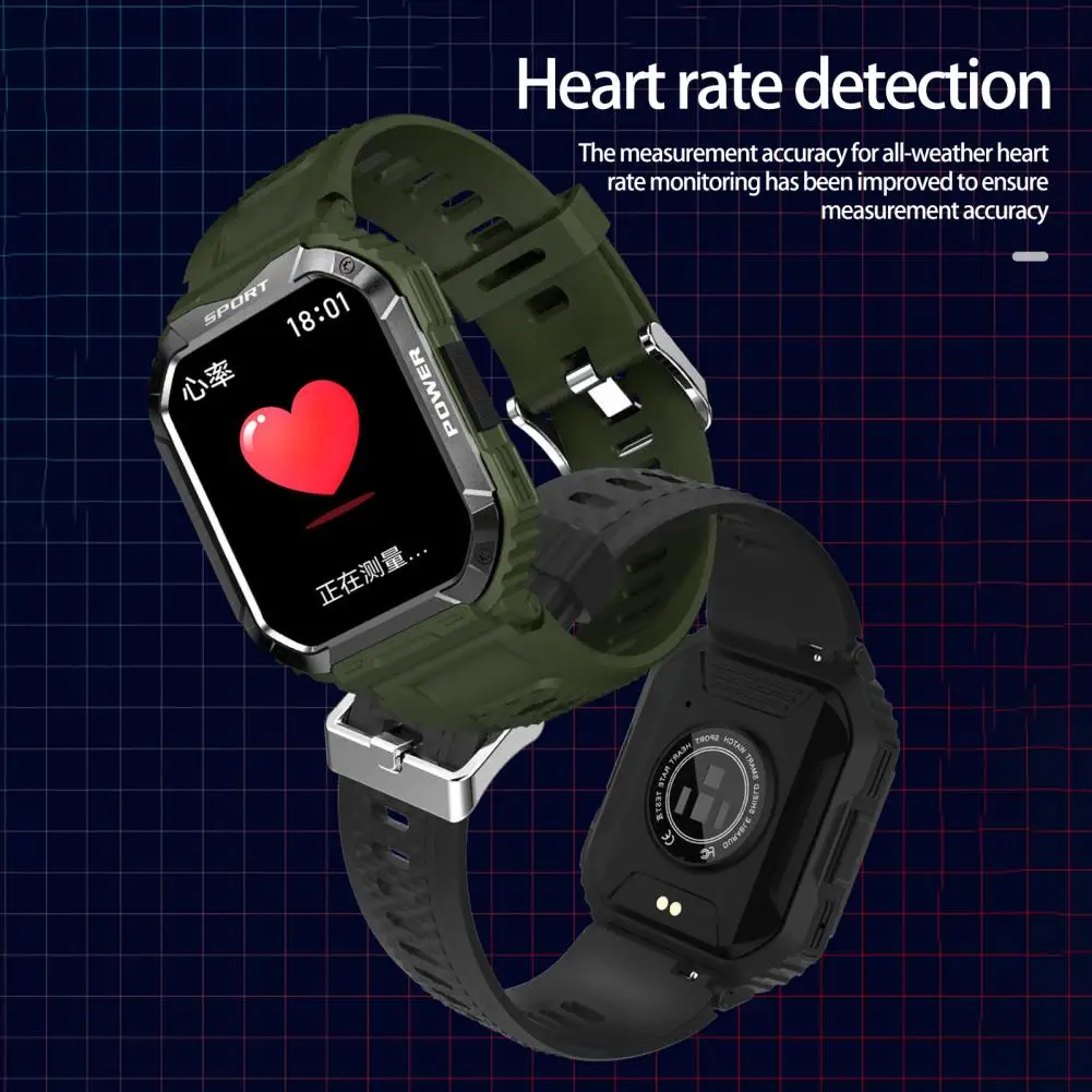 

Electronic Watch 1 Set Casual Multi-sport Mode 330mAh Support Calorie/ Distance Calculation Smart Watch for Sports