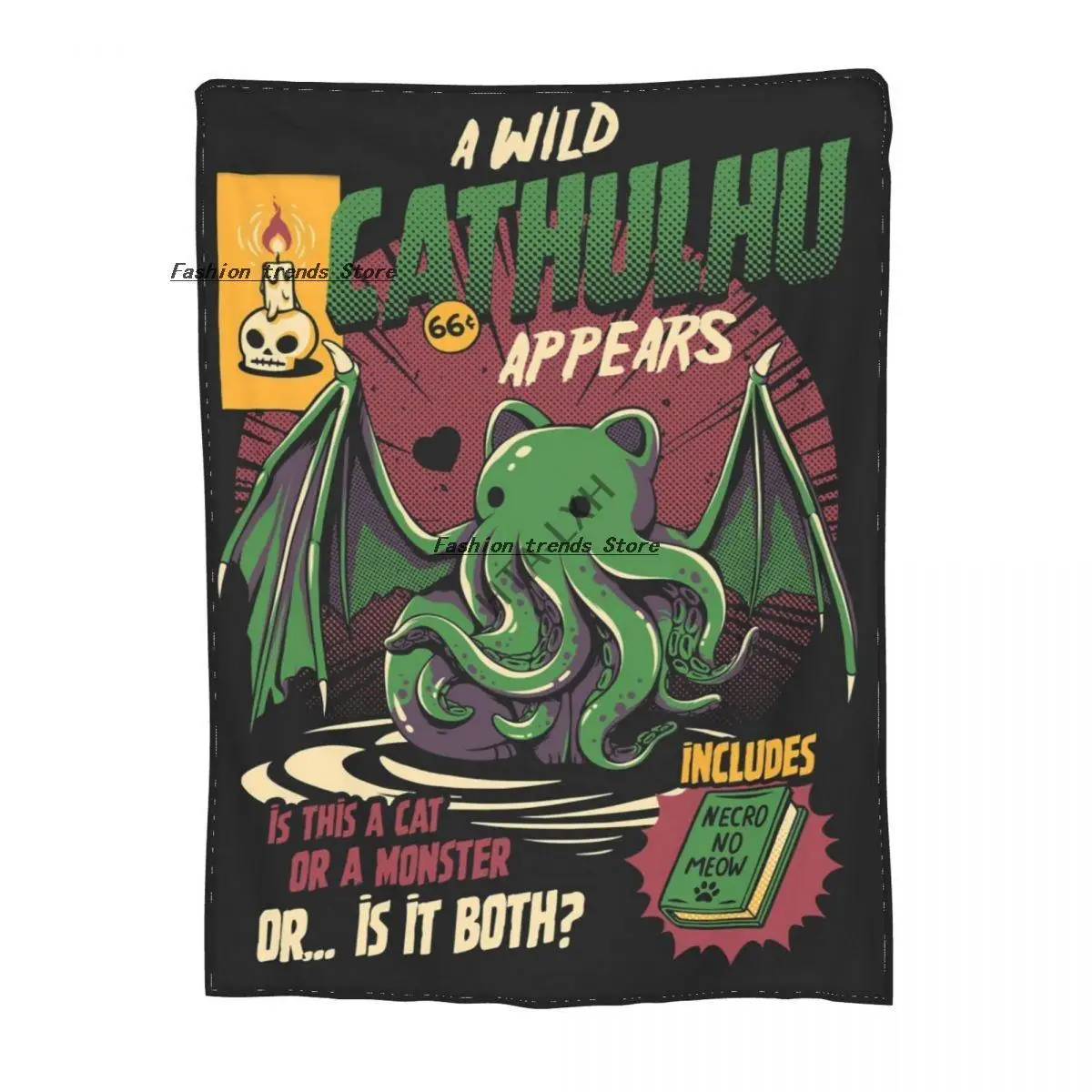 

Cathulhu Sherpa Blankets Ultra Soft Flannel Fleece Throw Blankets for Couch Sofa Bed