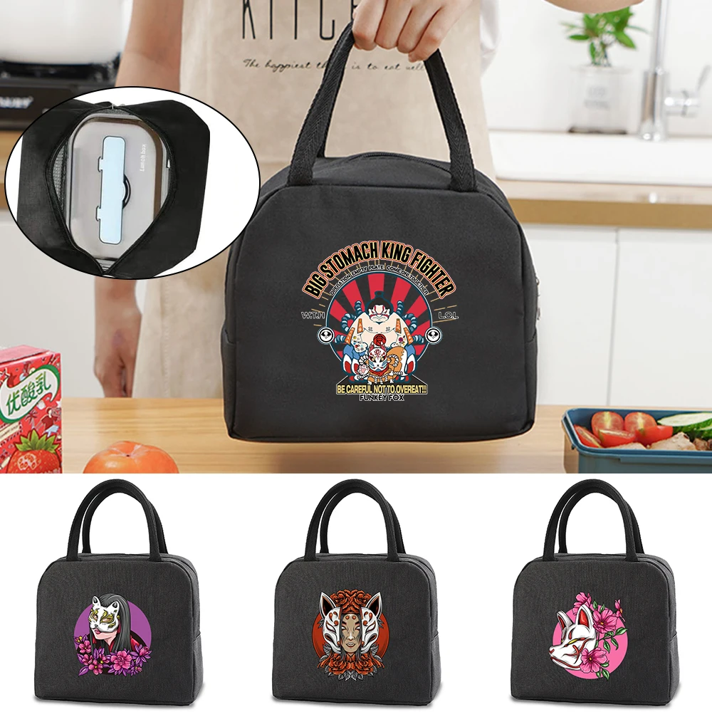 

Lunch Bag for Women Portable Thermal Lunch Box Picnic Travel Tote Insulated Pouch Outdoors Cooler Container Food Storage Bags