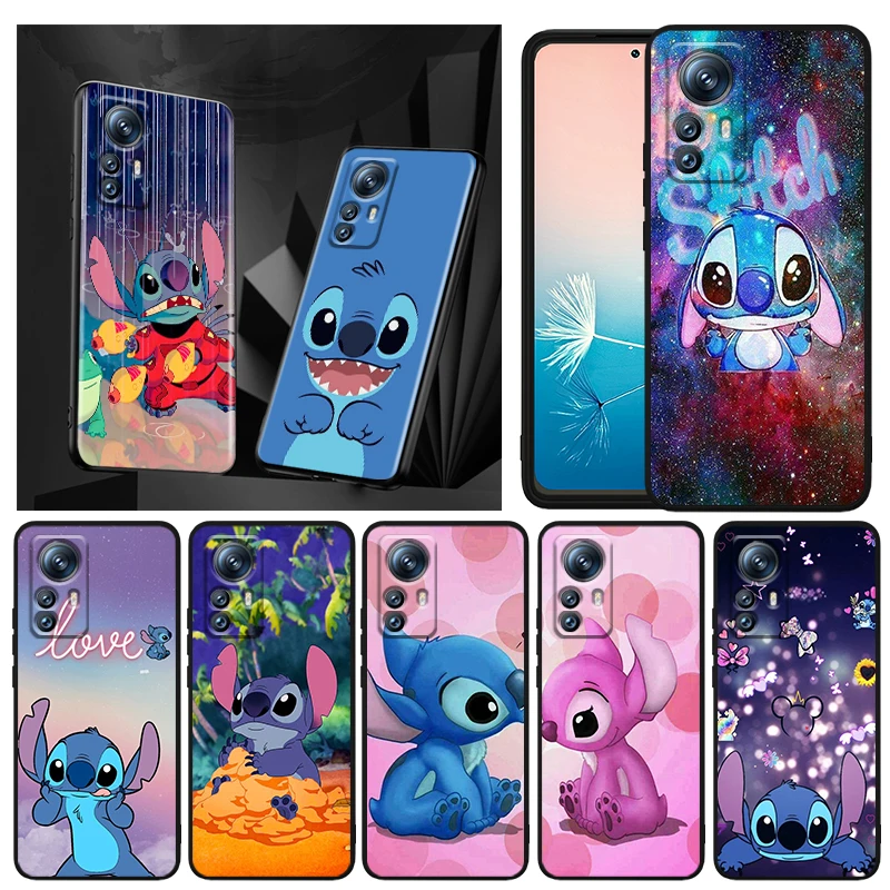 

Stitch Cute Monster Phone Case For Xiaomi Mi 13 12T 12S 12X 12 11 11T 11i 10T 10 Pro Lite Ultra 5G Black Funda TPU Cover