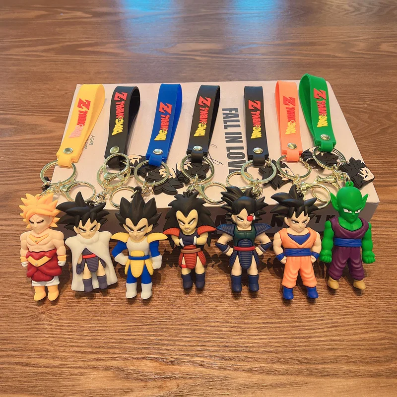Брелок с надписью Dragon Ball ПВХ мультфильм Аниме фигурки плавки Сон Гоку пикше Буу