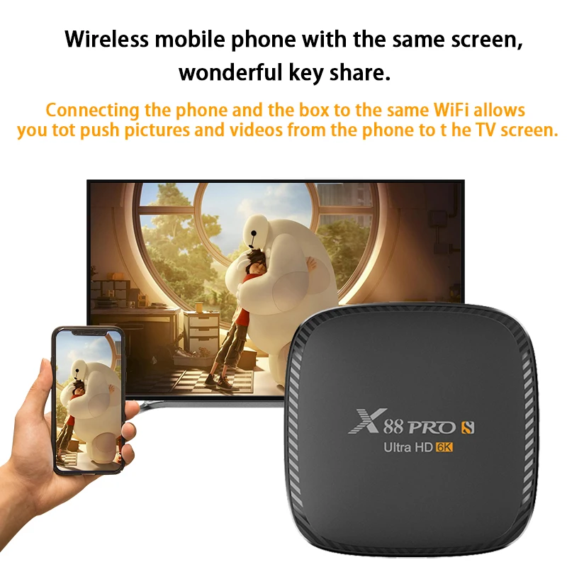 X88 Pro S Allwinner H616 Поддержка IPTV/Google плееров/YouTube/Netflix smart set-top box 2.4 5G Dual WIFi 6K HD Android 10 0 tvbox |