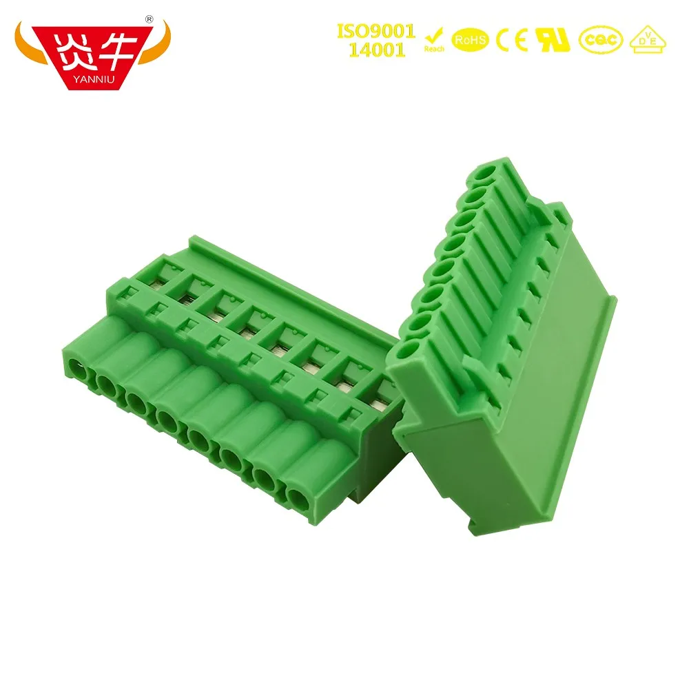 

KF2EDGKB 5.08 2P ~ 12P PCB CONNECTOR PLUG-IN TERMINAL BlOCK 2EDGKB 5.08mm 2PIN ~ 12PIN MVSTBW 2.5 ST PHOENIX CONTACT YANNIU