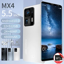 MIX4 Smartphone con pantalla completa de 5,5 pulgadas, 4800mAh, 16 GB + 512GB, cámara de 48MP, 5G, Android, desbloqueado (2)