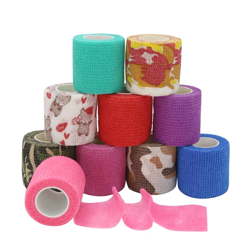 

Fashion Pet Multi-functional Self-adhesive Elastic Bandage Self Adhesive Wrap Tape for Finger Joint for Dog and Cat Pet Supplies