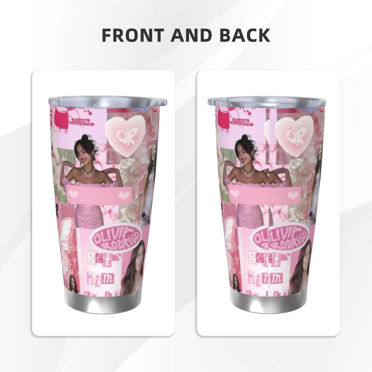 Olivia Vampire Rodrigos Sour 20 унций автомобильная кружка из нержавеющей стали соломенная