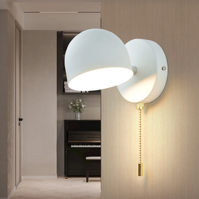

Wall Lamp With Switch And EU/US Plug Wall Lights for Home 350° Rotatable LED Indoor Living Room Bedroom Bedside Sconce Decorate