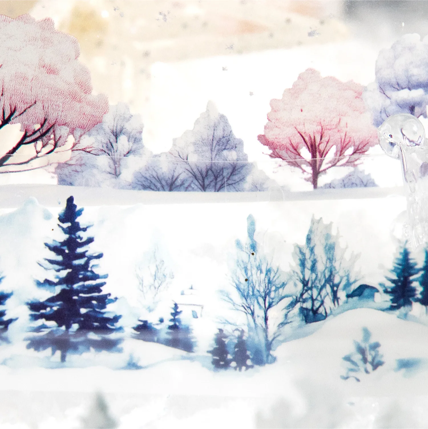 1 шт./1 лот декоративные клейкие ленты Winterland Скрапбукинг DIY бумага наклейки для