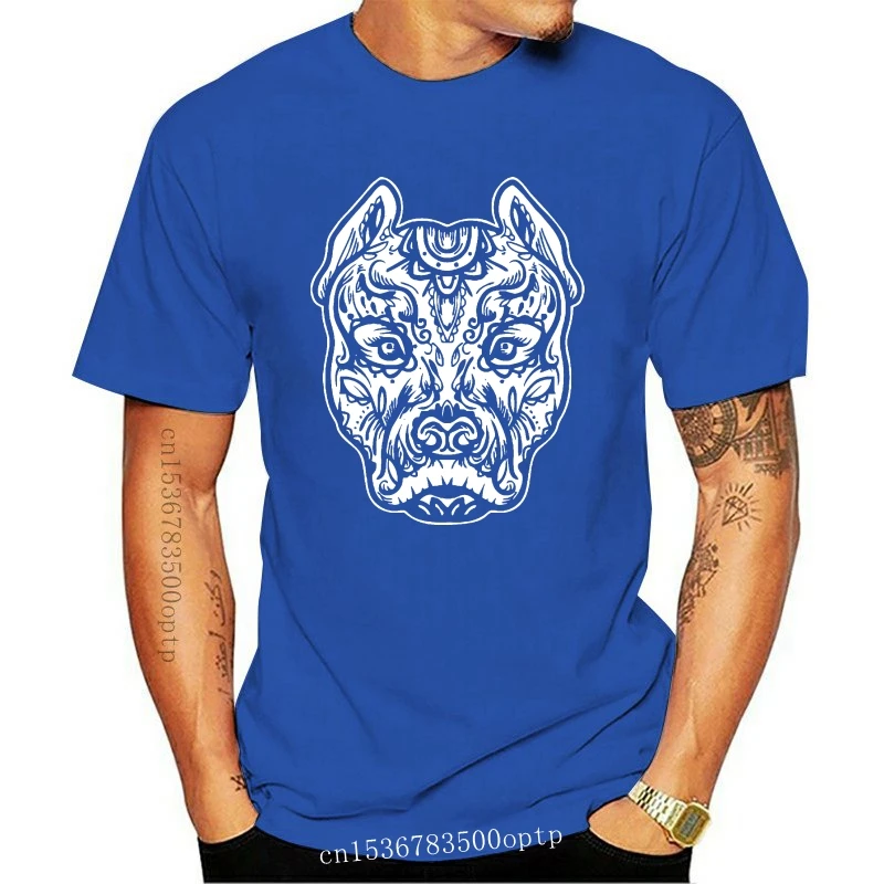 

Camiseta divertida de hip-pop Retro para hombre, camiseta de verano de PITBULL, tatuaje artístico de raza de perro, pistón de Ca