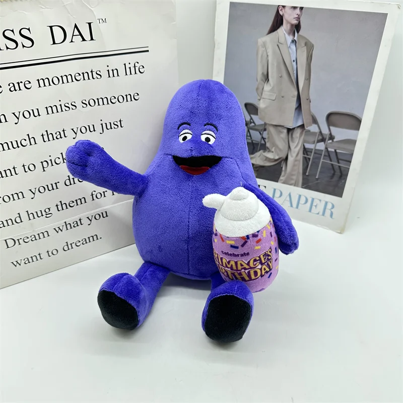 

GRIMACE Yellow Hat plush GRIMACE BIRTHDAY plush