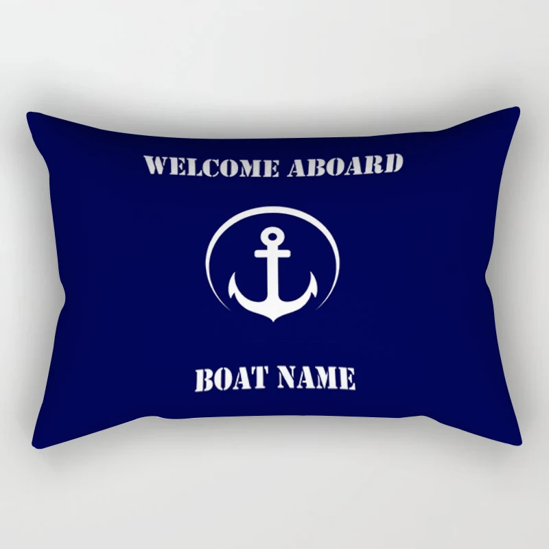 

Полиэстер/хлопок наволочка для подушки 30*50, 40*60, темно-синяя, морская серия