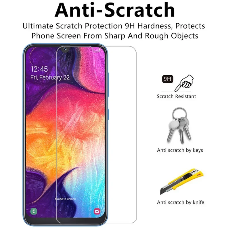 Защитное закаленное стекло для samsung a50 защитная пленка экрана galaxy 50a 6 4 samsun samsumg