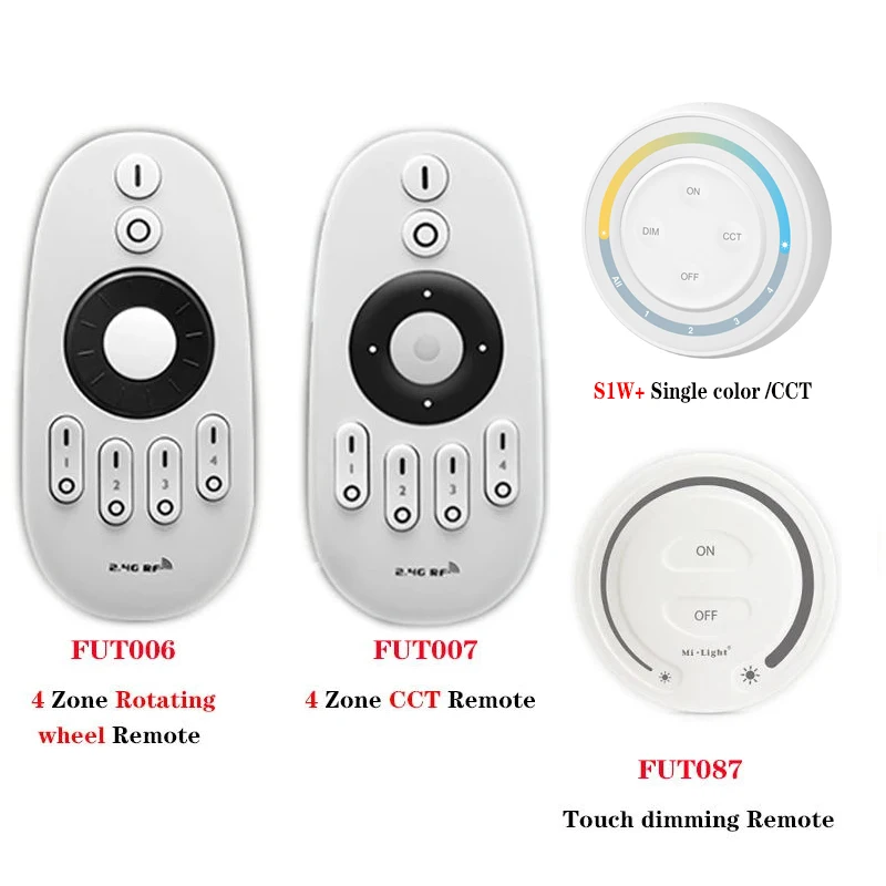 Miboxer 2 4 ГГц 4-зонный CCT/одноцветный пульт дистанционного управления со