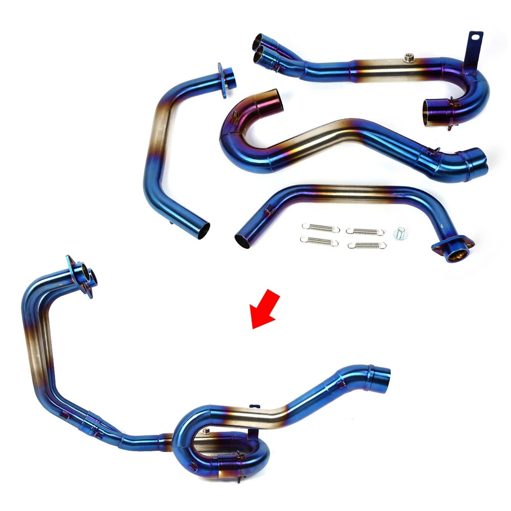 

Motorcycle Front Exhaust Pipe Fits for Yamaha R25/R3 2015-2018