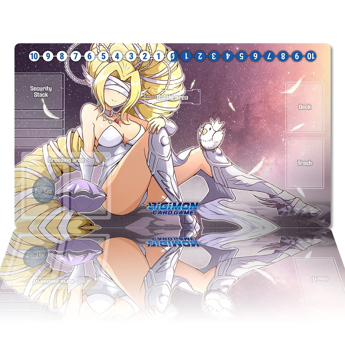 Digimon Playmat Venusmon DTCG CCG Коврик для торговых карточных игр настольной игры Аниме мыши