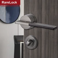 Invisible Door Lock Single Side Concealed Door Lock Bedroom Concealed Door Handle DIY Hardware MA078 Rarelock G