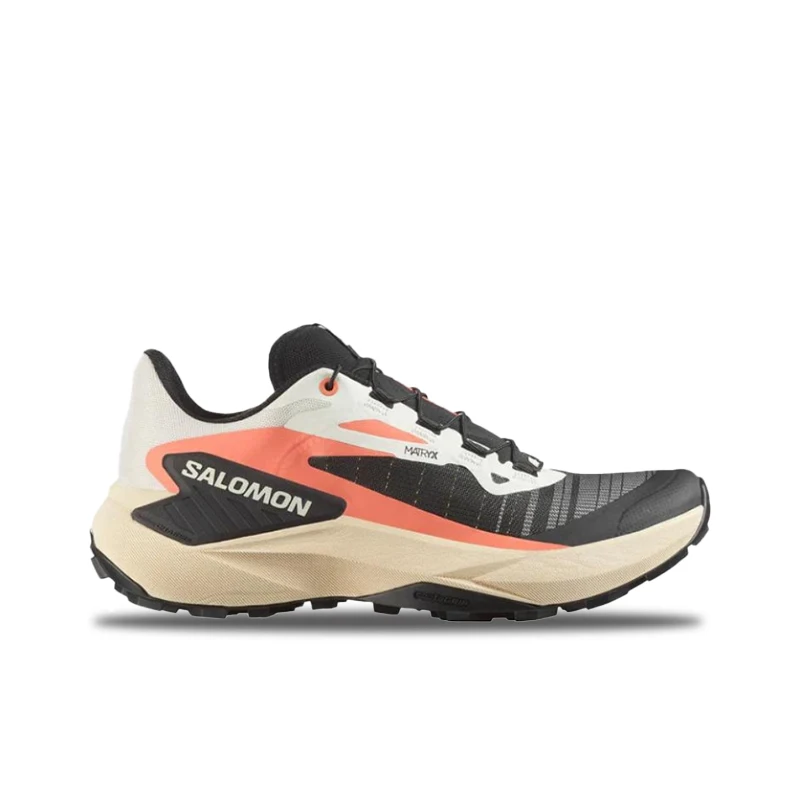 Фото Кроссовки Salomon Genesis: легкие, амортизирующие, прочные, удобные и стильные женские кроссовки с низким верхом (черно-белые) 478204 №3