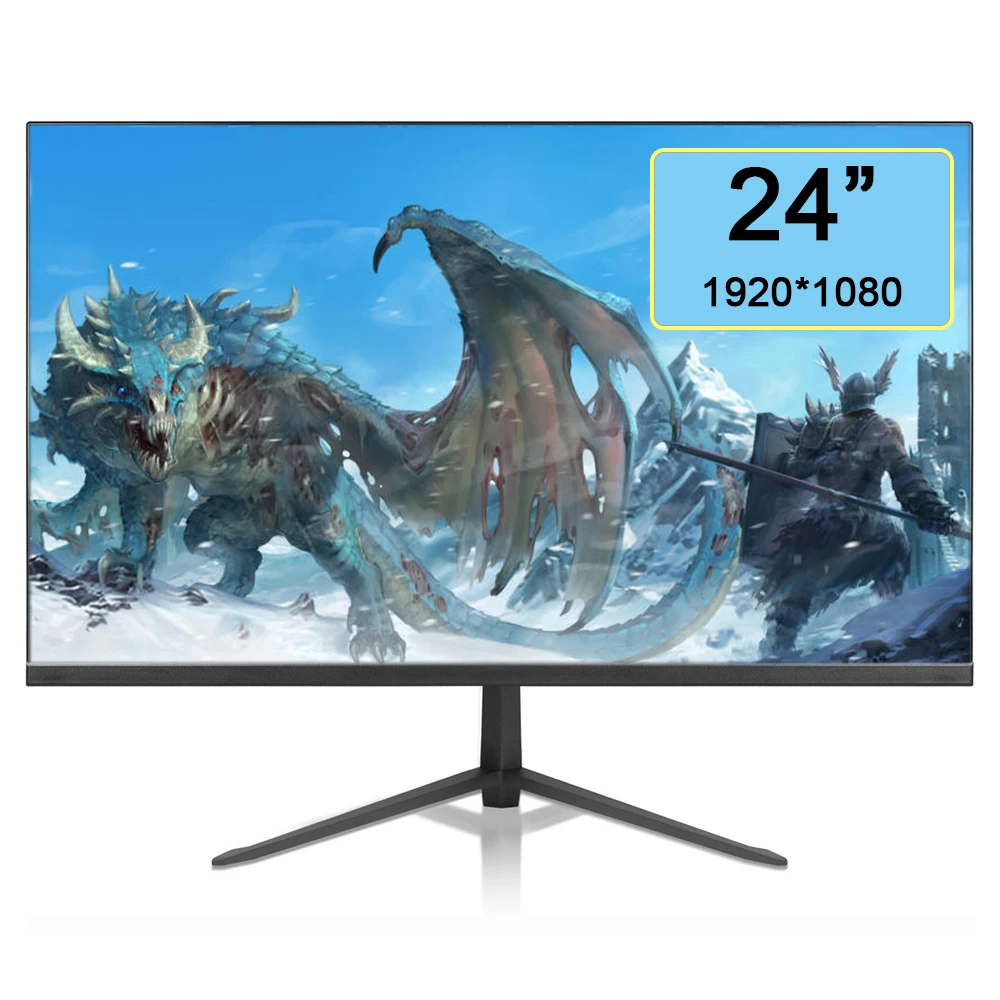 Монитор компьютерный 24 дюйма 1920x1080P 75 Гц 4 мс IPS без рамки