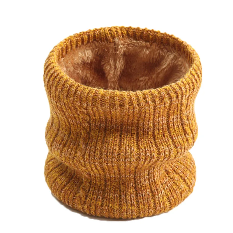 Новинка Осень-зима мужской женский интенсифицирующий Флисовый Шарф-кольцо