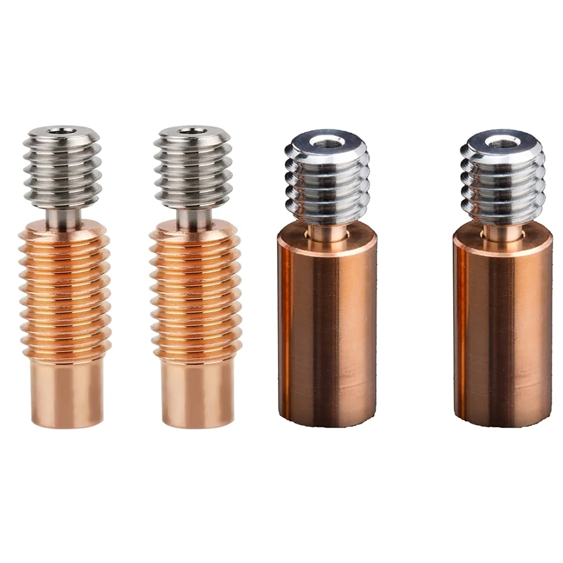 

2Pcs V6 Titanium Alloy Bi-Metal Heatbreak For E3D V6 HOTEND Heater Block For Prusa I3 MK3 Break 1.75MM