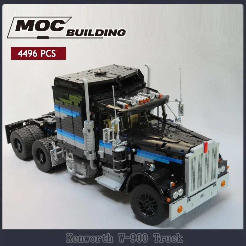 

Technology W-900 Truck Military War Traffic Vehicle Model Building block MOC Motor Transport Boy Toy Gift