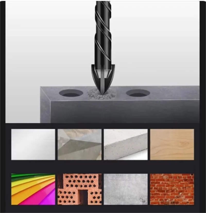 Набор сверл для шестигранной плитки 5/6/8 мм 10 шт