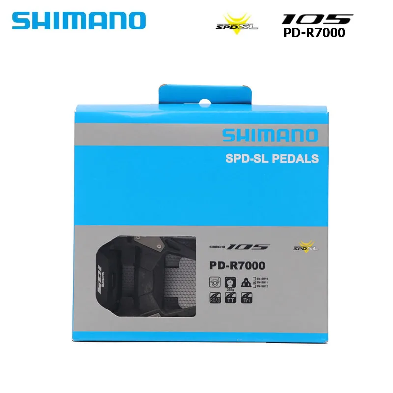 

Педали для шоссейного велосипеда Shimano 105 PD R7000, автоматическая педаль для дорожного велосипеда, самоблокирующаяся педаль с шипами SH11, детали для велоспорта