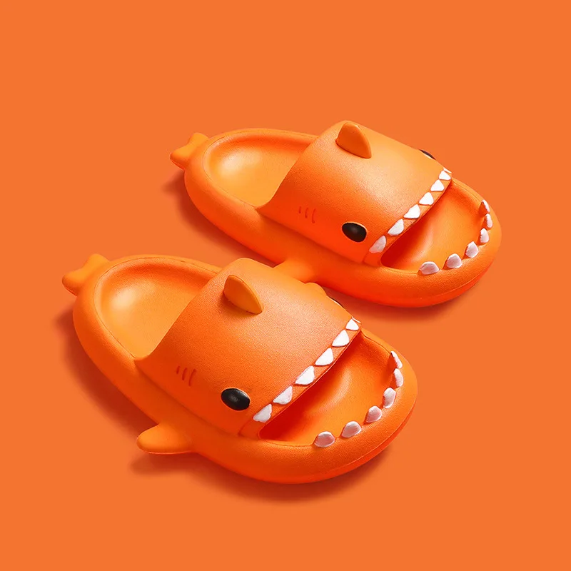 

Shark Summer Children's Slippers Rainbow SandalsFor Kids Toddler Baby Outdoor EVA Cartoon Print Cute Flat Heels Beach Shoes