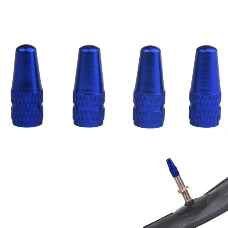 

Bike Tire S 4pcs Portable Aluminum Alloy Bicycle Air Tire S Multifunctional French Style Tire Dust Covers For Outdoors Bike