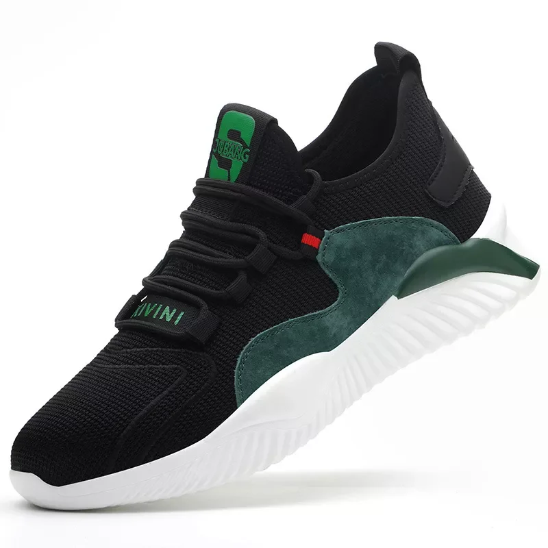 

Worker Safety Shoes Men's Protection Sneaker Anti-smashing Anti-piercing Steel Toe Cap Casual Breathable Safety Shoes