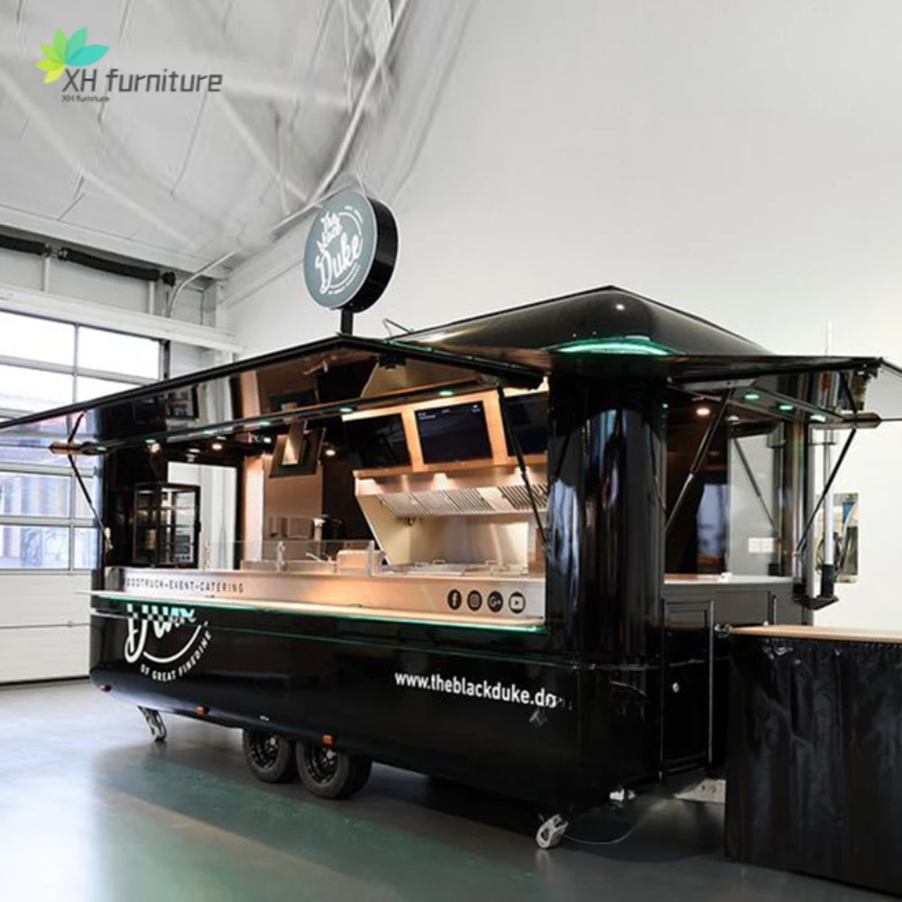 Передвижной грузовик для еды на заказ многофункциональный продажи кофе молока