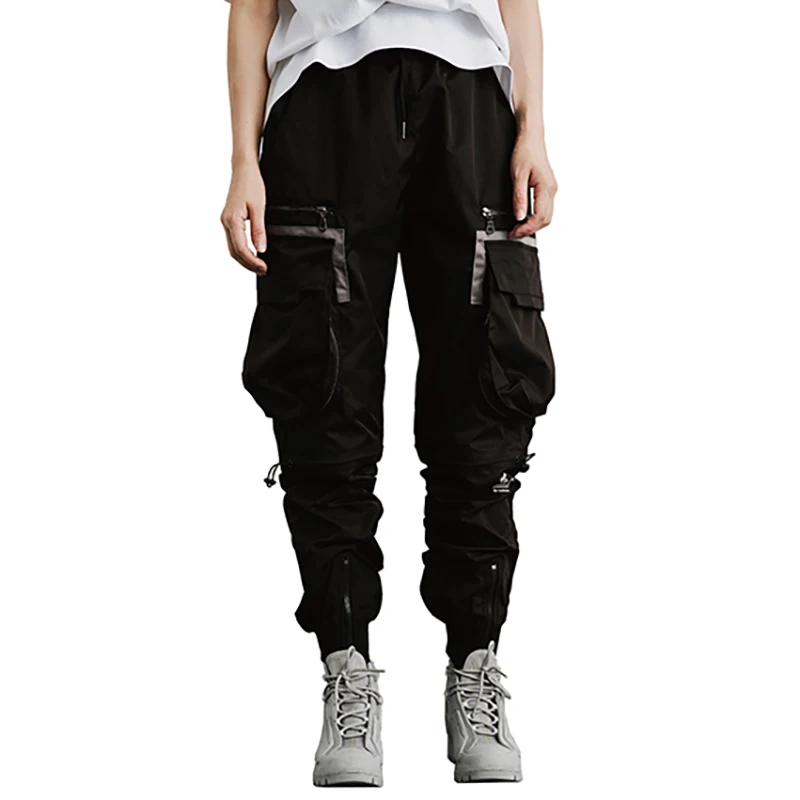 Streetwear Muti-Pockets Cargo Pants for Men Techwear Joggers