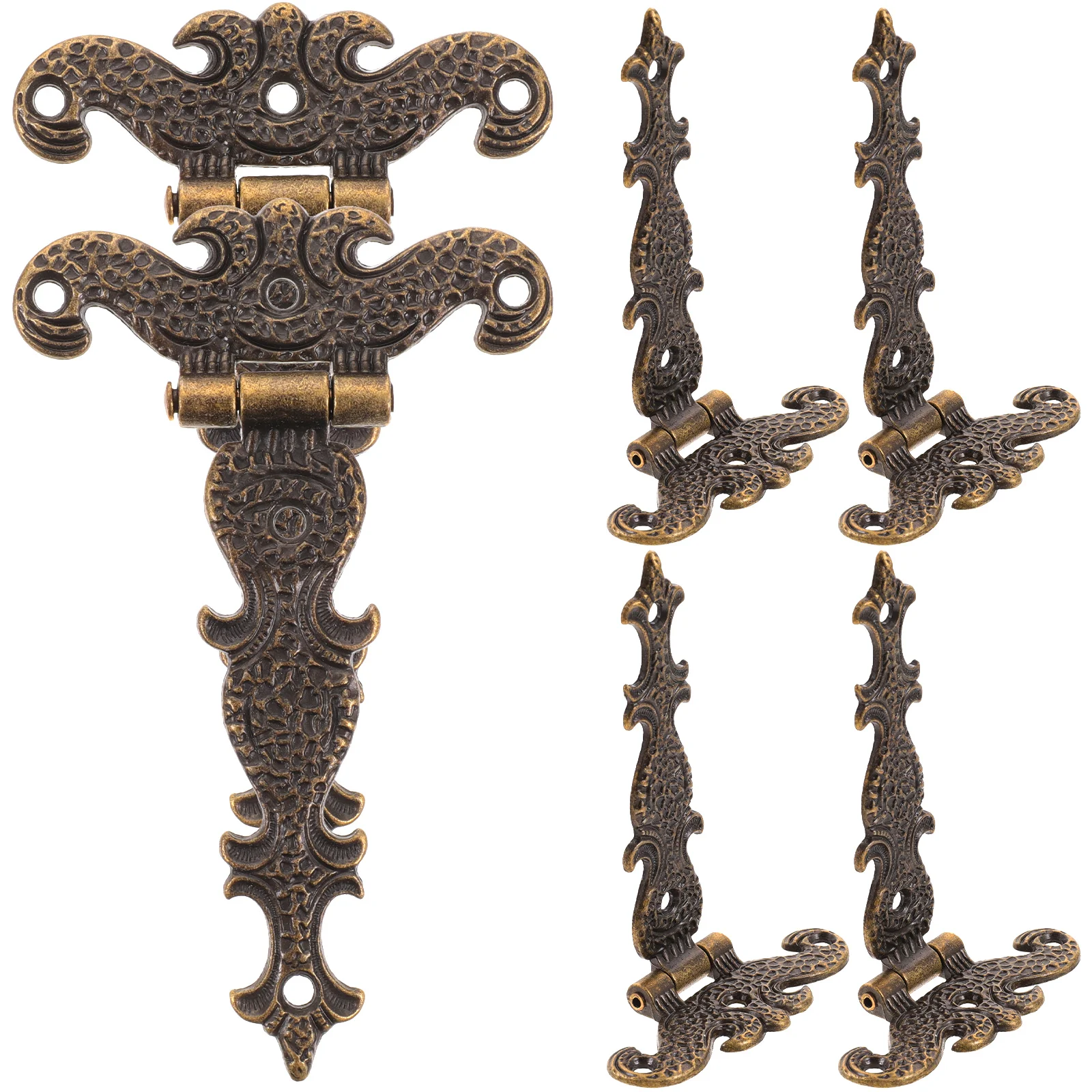 

Small Hinges Crafts Small Hinges Vintage Decor Wooden Box Accessories Zinc Alloy Decorative Hinges Metal Hinges Boxes