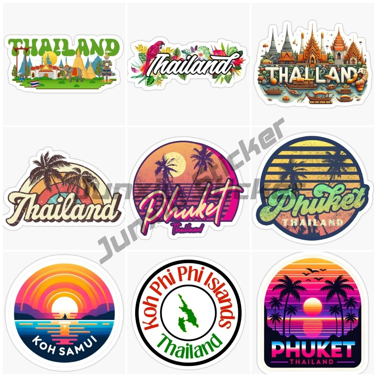 PHUKET Koh PhiPhi LSlands KOH SAMUI PHANGAN THAILAND пейзаж автомобильные наклейки виниловая автогезия