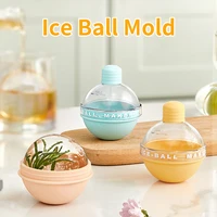 1pcs frozen ice ball mold whiskey spherical ice cube mold food grade silicone ice tray creative homemade ice ball artifact