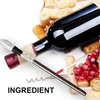 Portable Wine Bottle Cooler Stick Stainless Steel Wine Chilling Rod Leakproof Wine Chiller Beer Beverage Frozen Stick Ice Cool