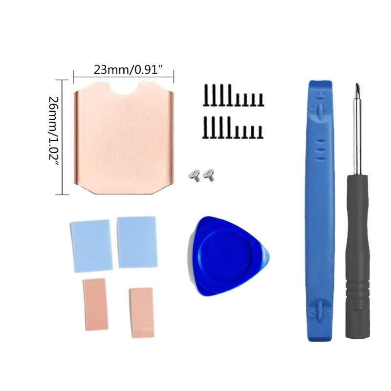 Радиатор NVMe M.2 для SSD 2230 в сборе. Простая установка. Прочный охлаждающий радиатор.