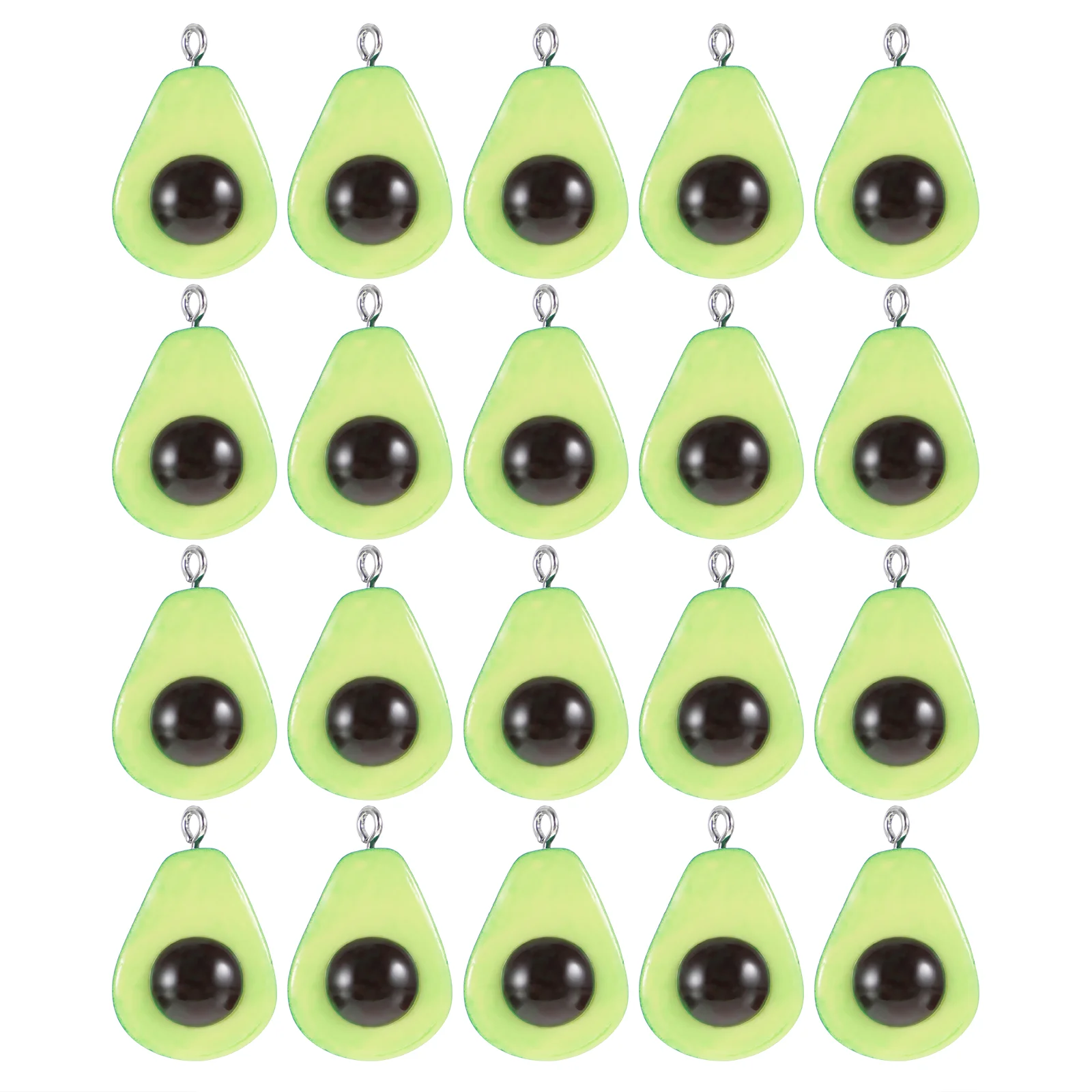 

20pcs Avocado Pendant Charms DIY Jewelry Bracelet Making Craft Accessories