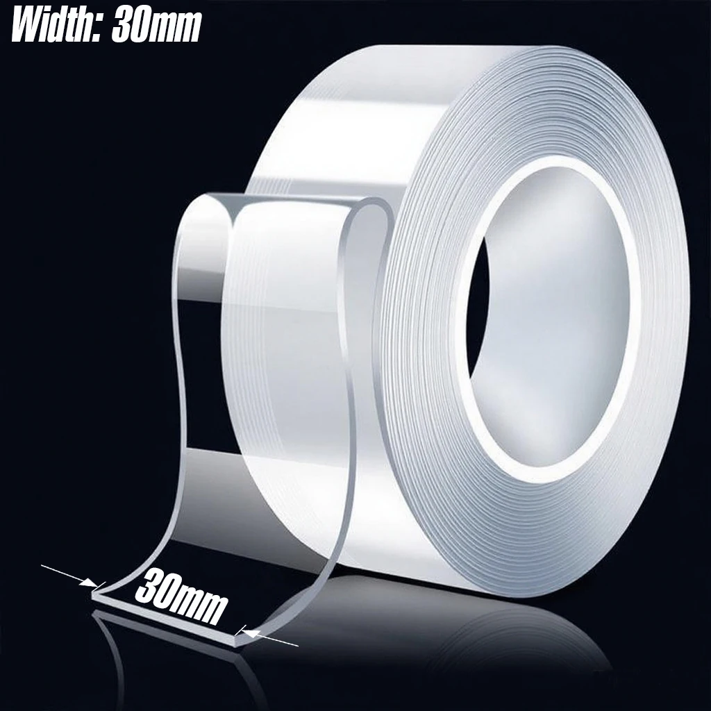 

1-10 м сверхпрочная двусторонняя нано-клейкая лента, водонепроницаемые наклейки на стену для бытовой техники, устойчивые ленты для улучшения дома