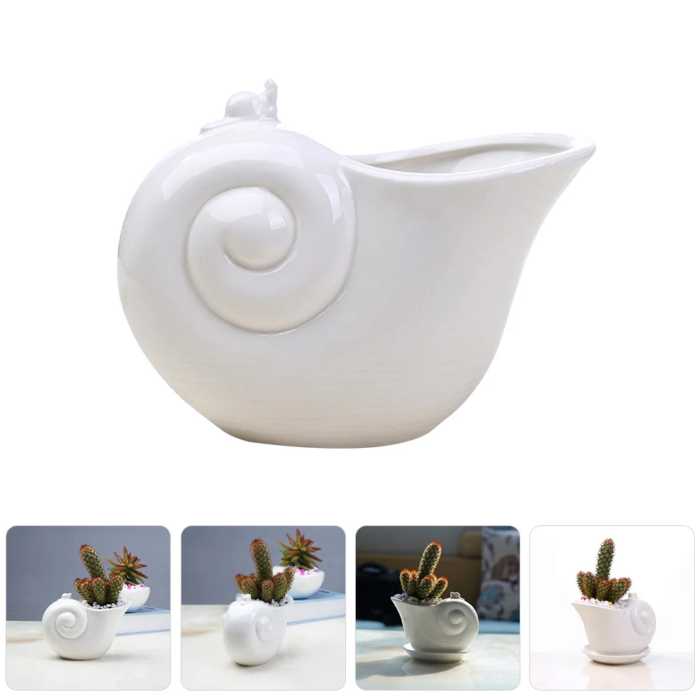 

Small Bonsai Pots Desktop Cactus Ceramic Succulent Ceramics Succulents Planter White Flowerpots