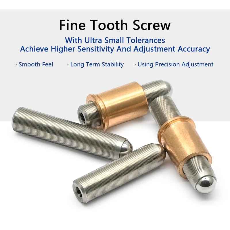 M5x0 25 Прецизионный винт для регулировки тонких зубов Оптическая резьба точной