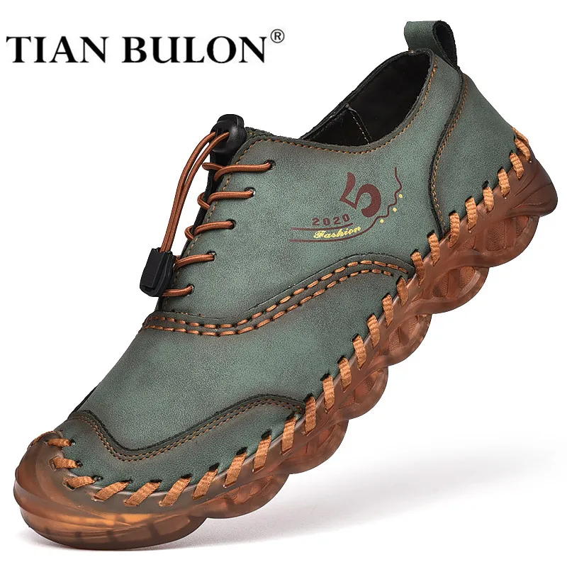 Мужские кожаные повседневные туфли ручной работы роскошные Брендовые мужские