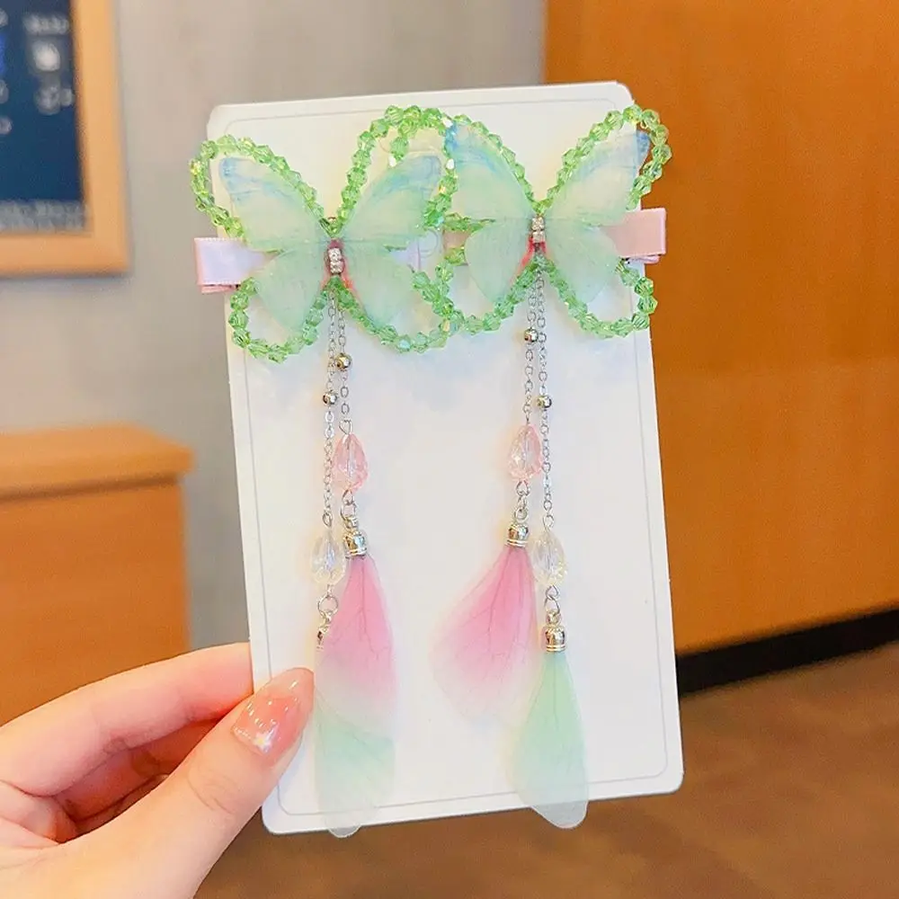 

Зажим милый головной убор подарок для девочек заколка для волос в китайском стиле бабочка детская заколка детская шпилька для волос аксессуары для волос