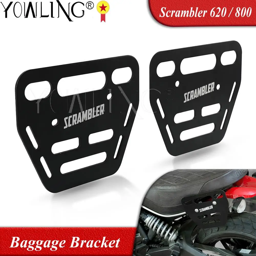 

Motorcycle Side Rack Saddle Bag Bracket For Ducati Scrambler 620 800 Classic Desert Sled Full Throttle Icon Sixty2 Urban Enduro
